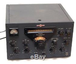 Vintage COLLINS 75A-4 Ham Radio Receiver withAntenna & F 455J 31 Mechanical Filter