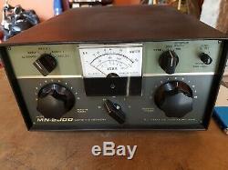 Vintage Drake MN 2000 HF Ham Radio Antenna Tuner, Manuals. WORKING GOOD