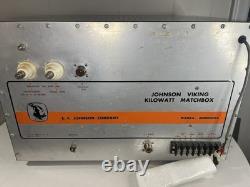 Vintage EF Johnson Viking KW MatchBox Ham Radio Antenna Tuner. UNTESTED