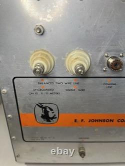 Vintage EF Johnson Viking KW MatchBox Ham Radio Antenna Tuner. UNTESTED
