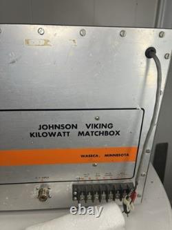 Vintage EF Johnson Viking KW MatchBox Ham Radio Antenna Tuner. UNTESTED
