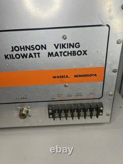 Vintage EF Johnson Viking KW MatchBox Ham Radio Antenna Tuner. UNTESTED
