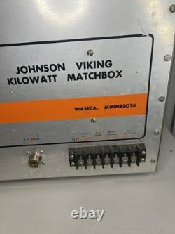 Vintage EF Johnson Viking KW MatchBox Ham Radio Antenna Tuner. UNTESTED