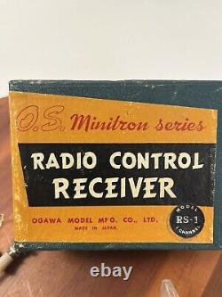 Vintage Ham Radio Ogawa Control Reciever RS-1 Super-Heterodyne MR2 Aircraft Boat