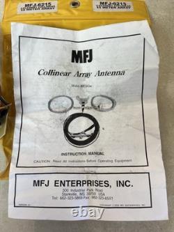 Vintage MFJ-6215 MFJ Enterprises Original Wire Antenna 15 Meter 2-Element