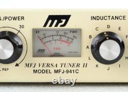 Vintage MFJ-941C Versa Tuner II Ham Radio Antenna Tuner 300W HF SWR Tested Works