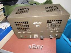Vintage Maco Amateur 500 Tube Amplifier HAM Radio Antenna AMP LINEAR PARTS AS IS