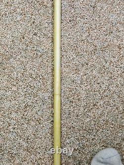 Vtg Broadcast Antenna Fiberglass 8 Section 119'' Tall Vertical Yellow Top