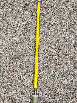 Vtg Broadcast Antenna Fiberglass 8 Section 119'' Tall Vertical Yellow Top