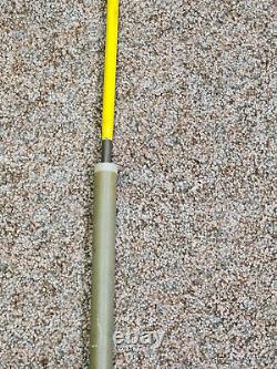 Vtg Broadcast Antenna Fiberglass 8 Section 119'' Tall Vertical Yellow Top