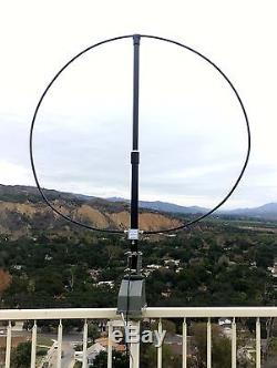 W6LVP Amplified Receive-Only Mag Loop Antenna With Power Inserter