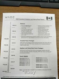 Wade Tower DMX-52N 48' tower complete New