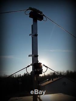 Wide-Band Folded Dipole, Ham, Broadband, 1.8-30 Mhz, 300W SSB, 65 feet, (T2FD)
