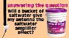 Will A Bucket Of Saltwater Help My Vertical Ham Radio Antenna