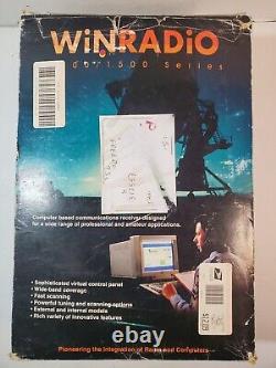 Winradio WR-1500i PLL-Synthesized World Band Receiver Card Mint In Box RARE