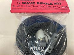 Worlds best Built 160 Meter ham radio Half Wave dipole inverted V antenna kit