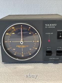 YAESU G-450A ROTOR, AND CONTROLER No Cables Untested