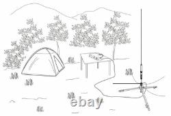 Yaesu ATAS-25 Manual Tuning Antenna for Ham Radio HF/VHF/UHF Japan Model New