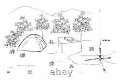 Yaesu Atas-25 Portable Antenna System 40-70cm USA