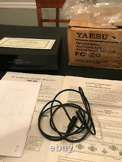 Yaesu FC-20 Automatic HF Antenna Tuner For Ham Radio in Box