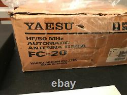 Yaesu FC-20 Automatic HF Antenna Tuner For Ham Radio in Box