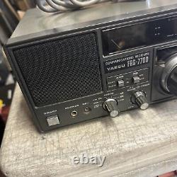 Yaesu FRG-7700 Shortwave Ham Radio Receiver With Antenna Tuner FRT-7700 & Box EX
