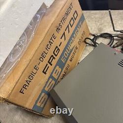 Yaesu FRG-7700 Shortwave Ham Radio Receiver With Antenna Tuner FRT-7700 & Box EX