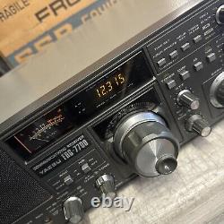 Yaesu FRG-7700 Shortwave Ham Radio Receiver With Antenna Tuner FRT-7700 & Box EX