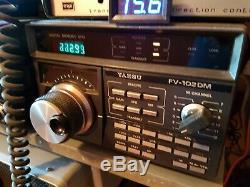 Yaesu FT102 HF Ham Radio Transceiver, FC 102 Antenna Tuner, FV 102DM Digital VFO