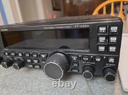 Yaesu FT-450D Ham Radio HF 50MHz Transceiver / w Operation Manual