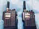 Yaesu FT-73 FM Handy Transceiver 430MHz UHF Ham Radio Set of 2 units