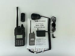 Yaesu VX-170, MH-57 Speaker/Microphone, NC-88B Battery Charger & 2 Batteries