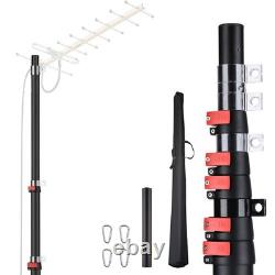 Yescom 30ft Telescoping Antenna Mast Pole for Ham Radio, Starlink Gen3/Mini/V5